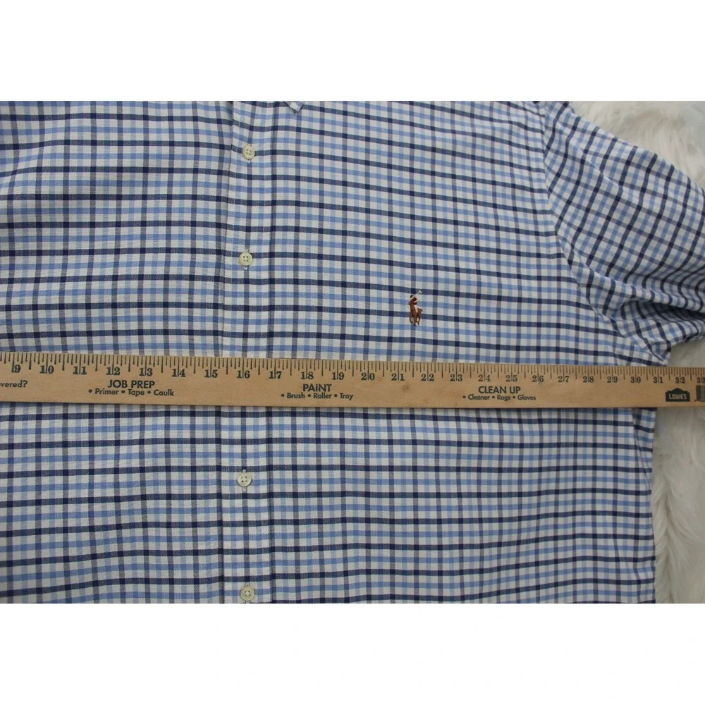 Polo Ralph Lauren Men's 3XLT Classic Fit Long Sleeve Button Up Shirt Cotton Pony
